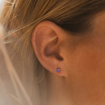 Aris Birthstone Stud Earring