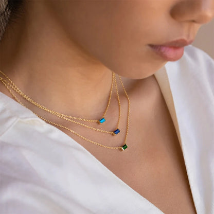 Bianca Birthstone Necklace