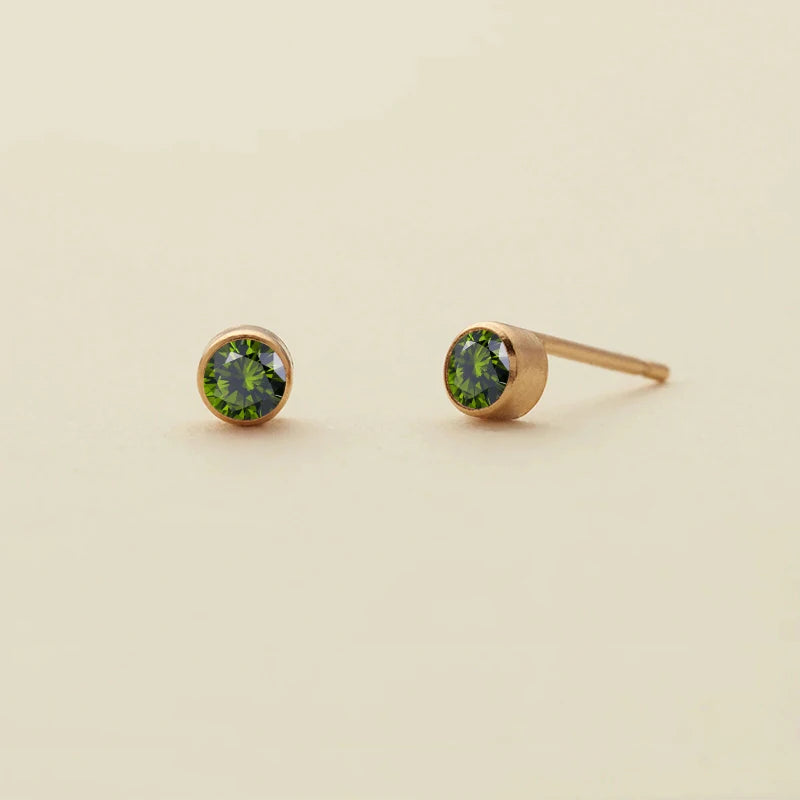 Aris Birthstone Stud Earring
