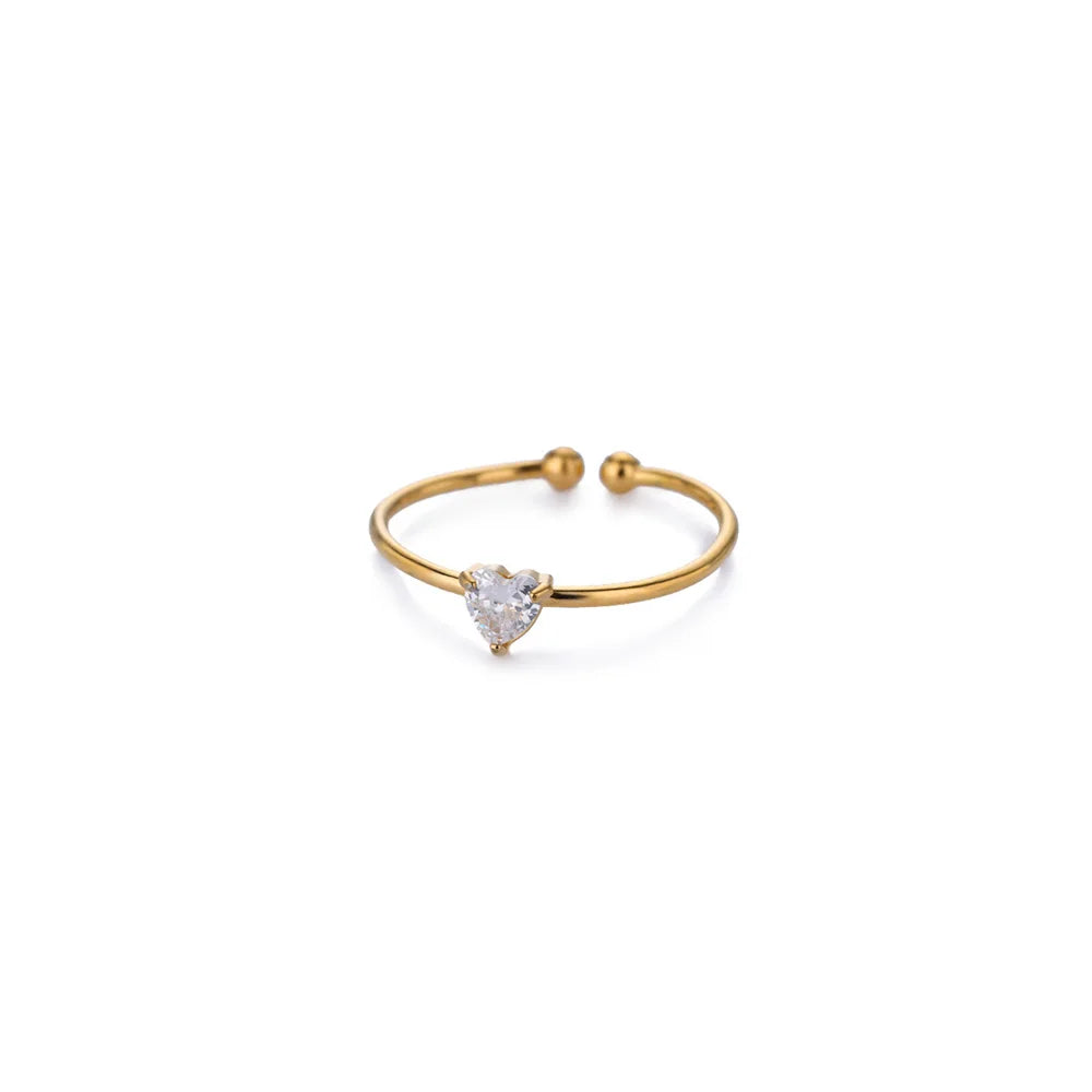 Amour Birthstone Adjustable Ring