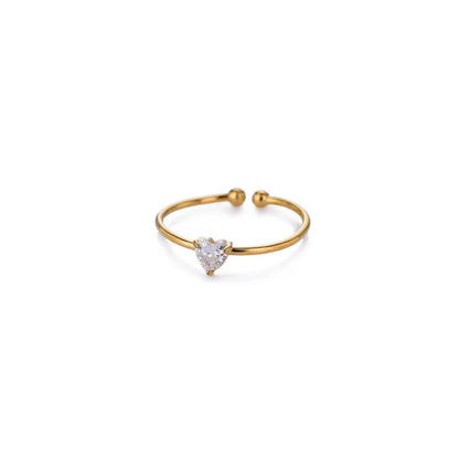 Amour Birthstone Adjustable Ring