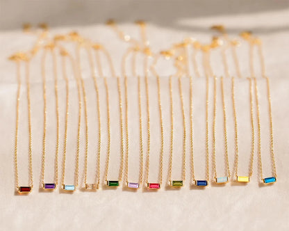 Bianca Birthstone Necklace