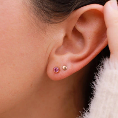 Aris Birthstone Stud Earring