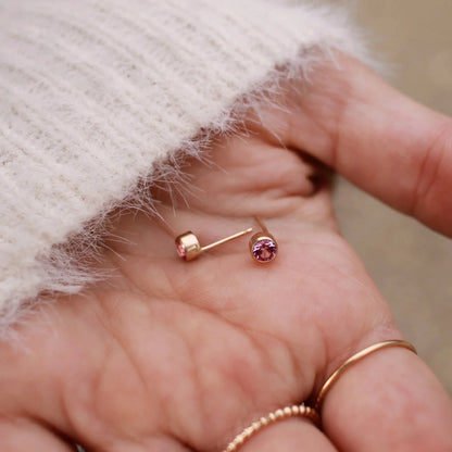 Aris Birthstone Stud Earring