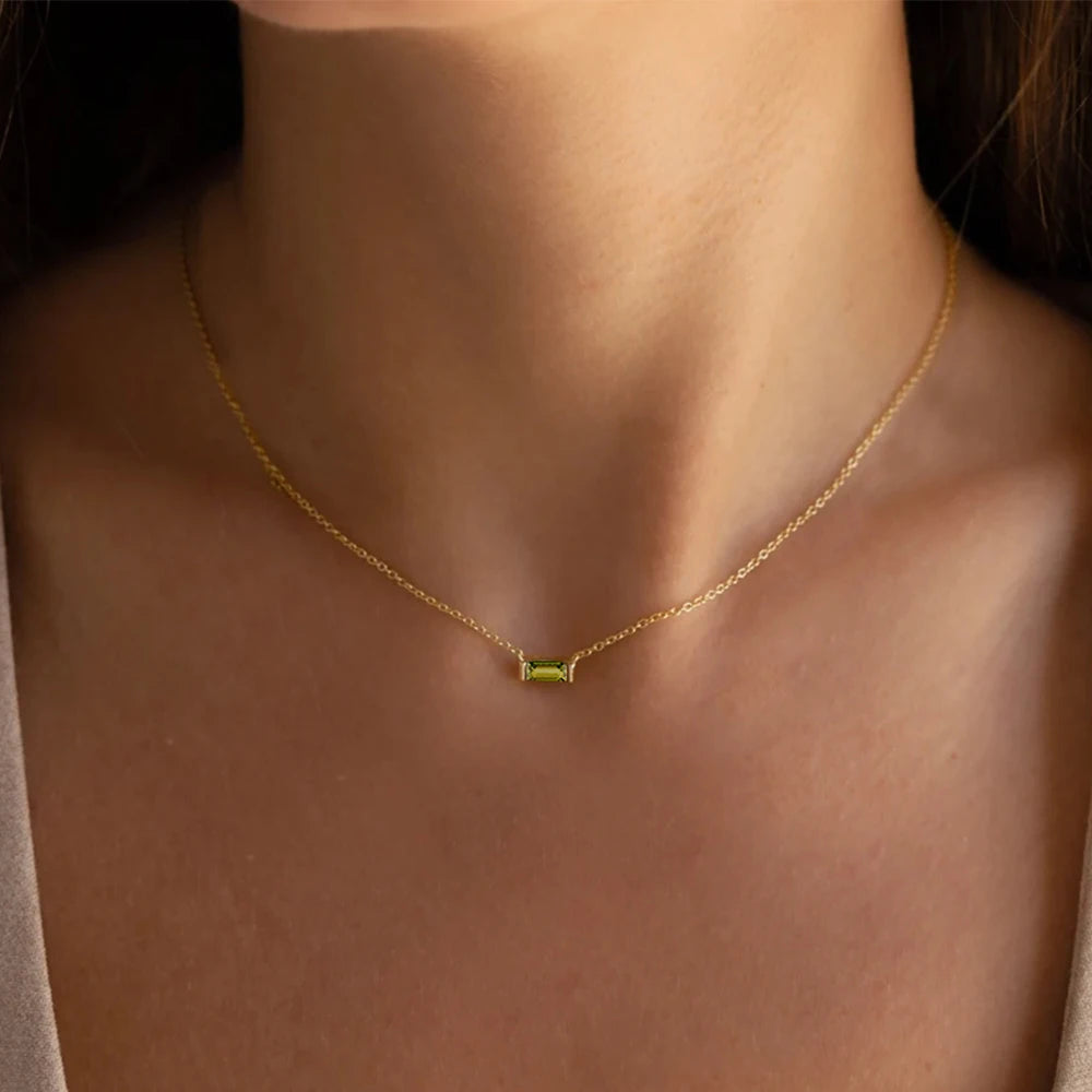 Bianca Birthstone Necklace
