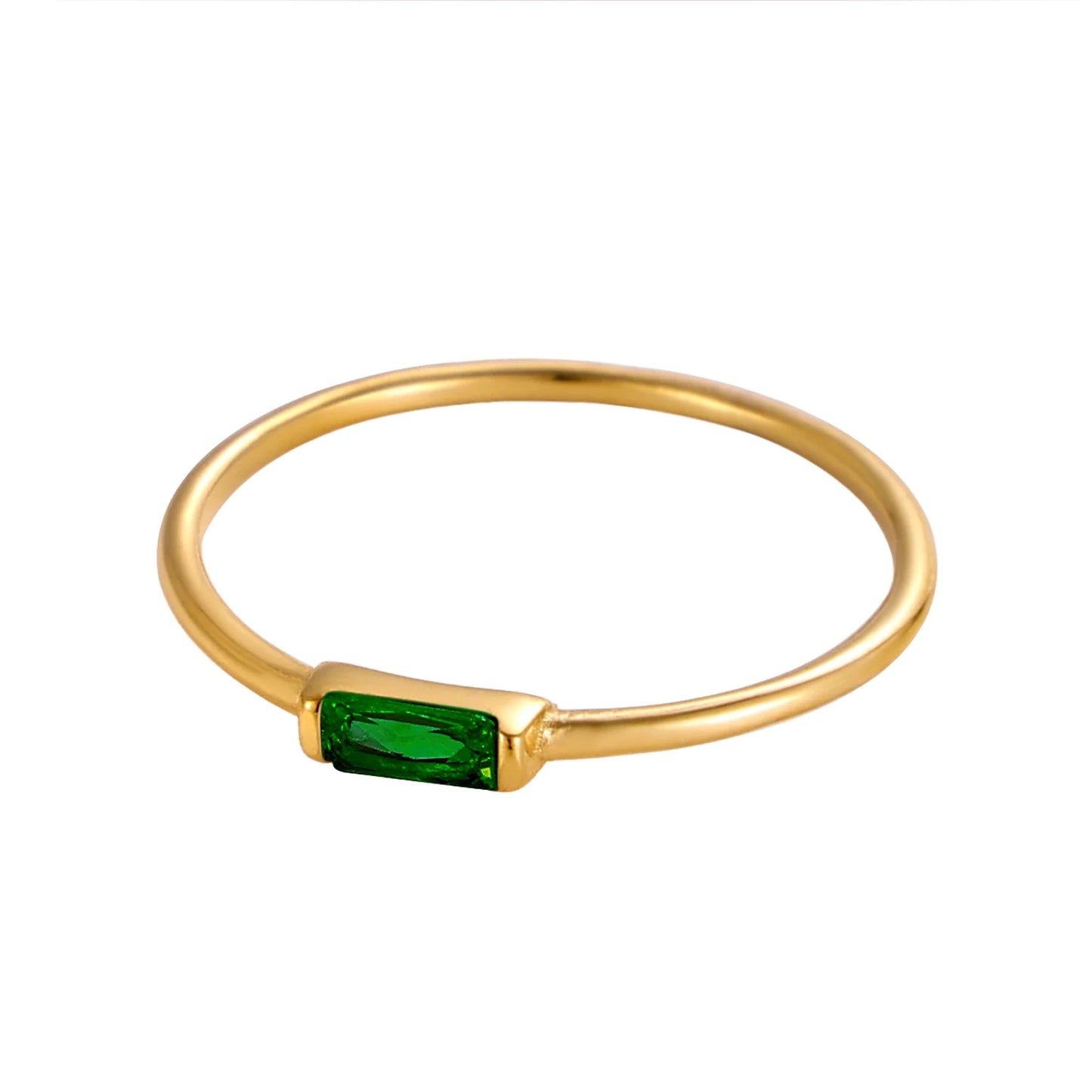 Noor Birthstone Minimal Ring