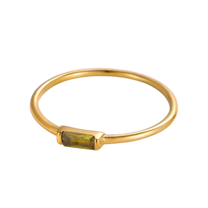 Noor Birthstone Minimal Ring