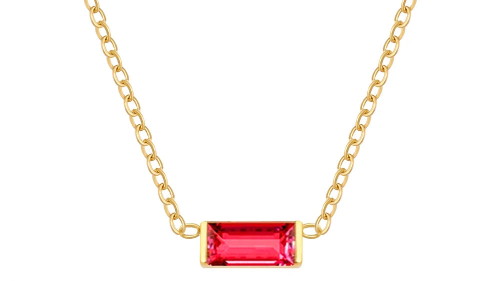 Bianca Birthstone Necklace