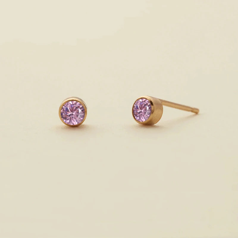 Aris Birthstone Stud Earring