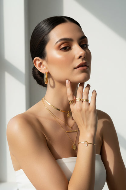 Slavena Bold Hoops
