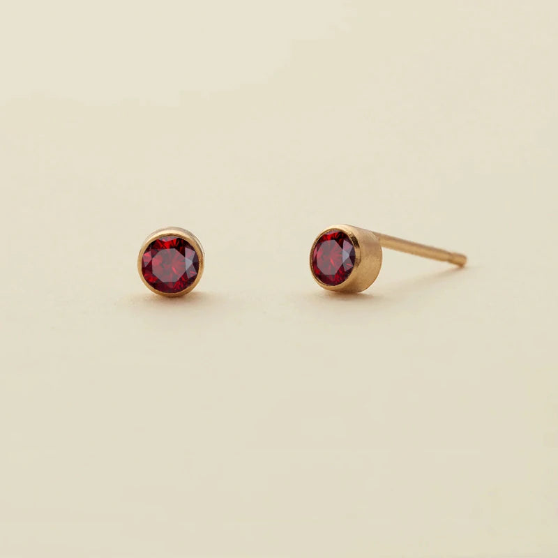 Aris Birthstone Stud Earring