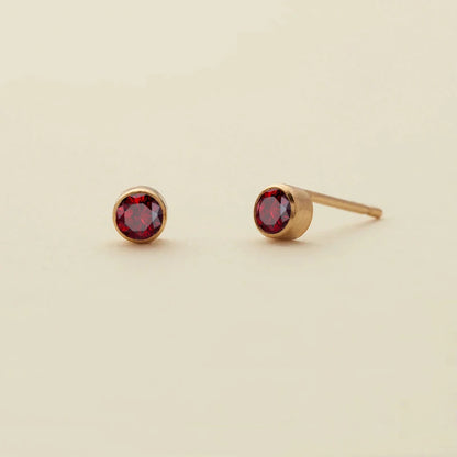 Aris Birthstone Stud Earring