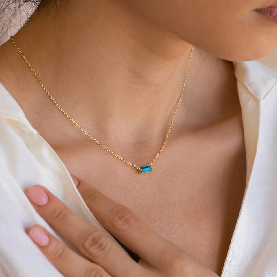 Bianca Birthstone Necklace