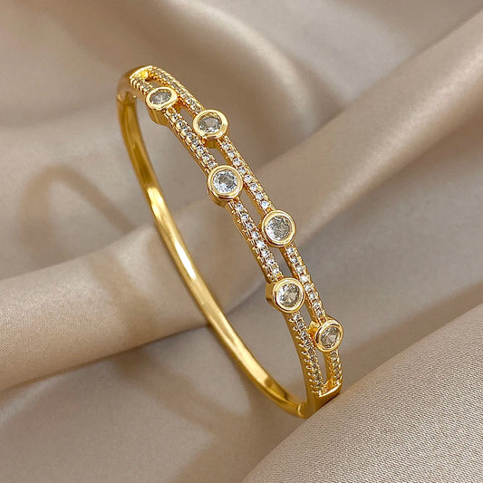 Diana Double Bangle