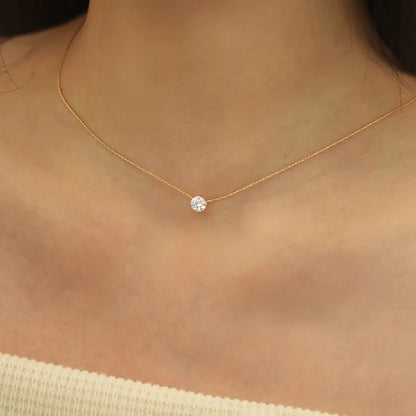 Stella Solitaire Necklace
