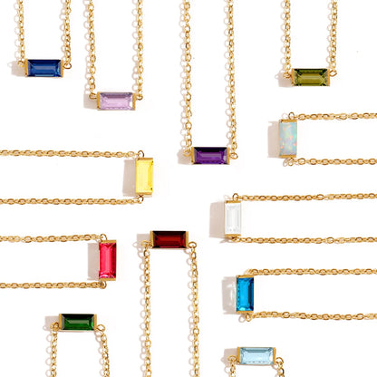Bianca Birthstone Necklace
