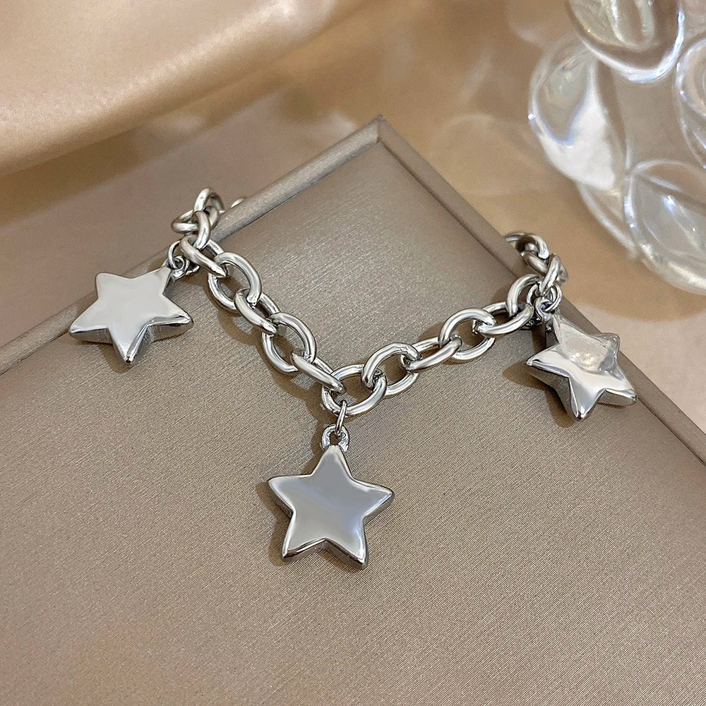 Celeste Star Bracelet, 18k Gold-Plated & Silver-Tone, Water-Resistant