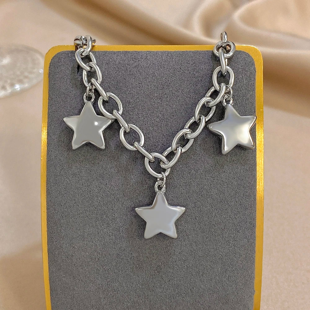 Celeste Star Bracelet, 18k Gold-Plated & Silver-Tone, Water-Resistant