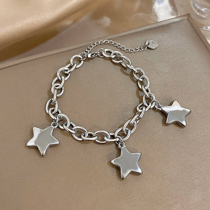 Celeste Star Bracelet, 18k Gold-Plated & Silver-Tone, Water-Resistant