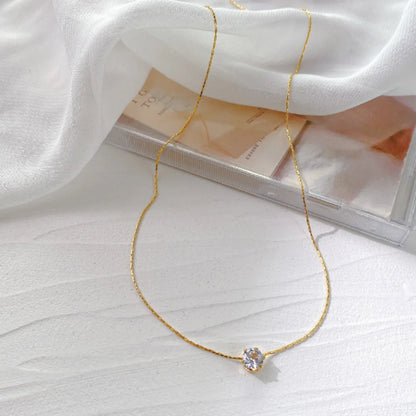 Stella Solitaire Necklace