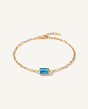 Bianca birthstone bracelet gold topaz